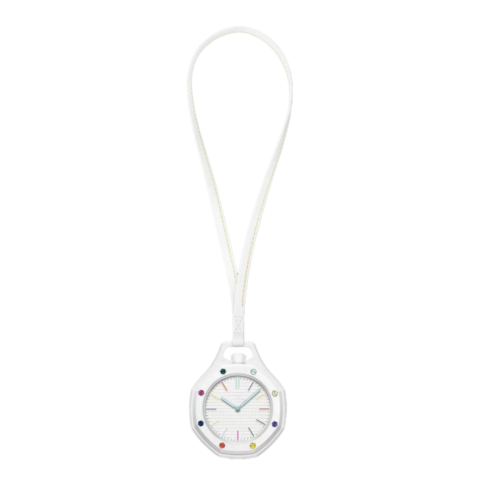 Reloj de Cuarzo Colgante Octagonal, Diseño Pastel y Dulce