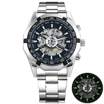 Reloj Mecánico Automático para Hombre T-WINNER: Elegancia y Estilo Vintage