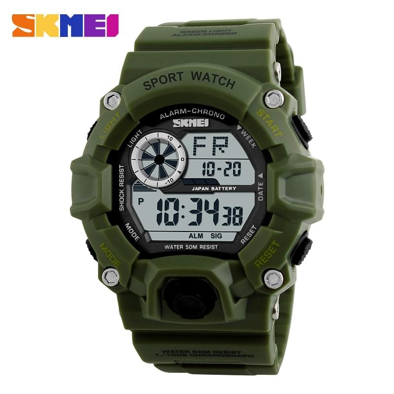 Reloj Digital Militar SKMEI 1019 – Resistencia y Estilo para el Hombre Activo