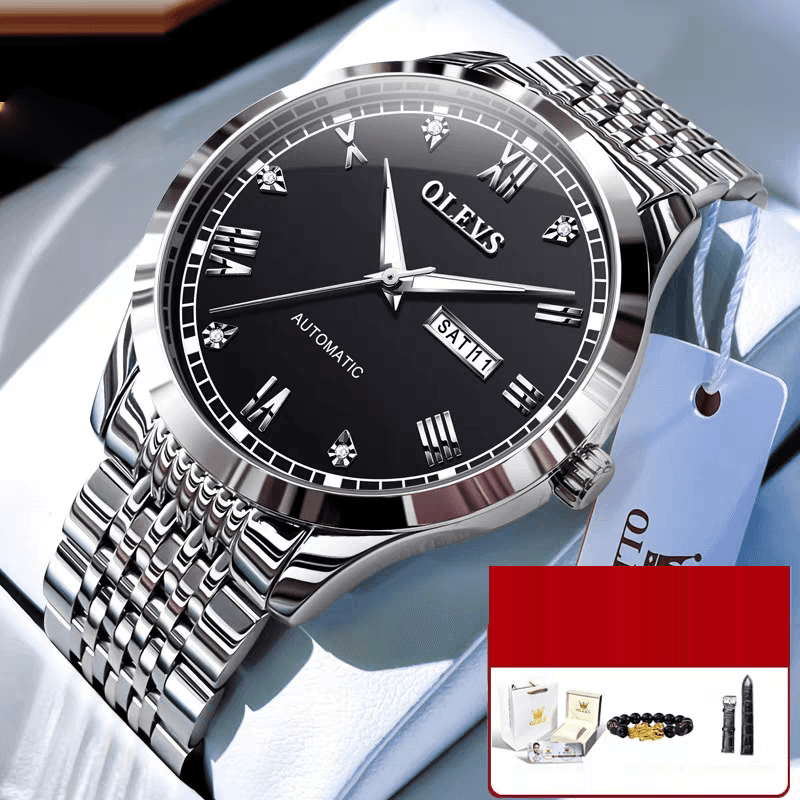 Reloj Mecánico Automático para Hombre: Elegancia y Precisión Con Luz Nocturna