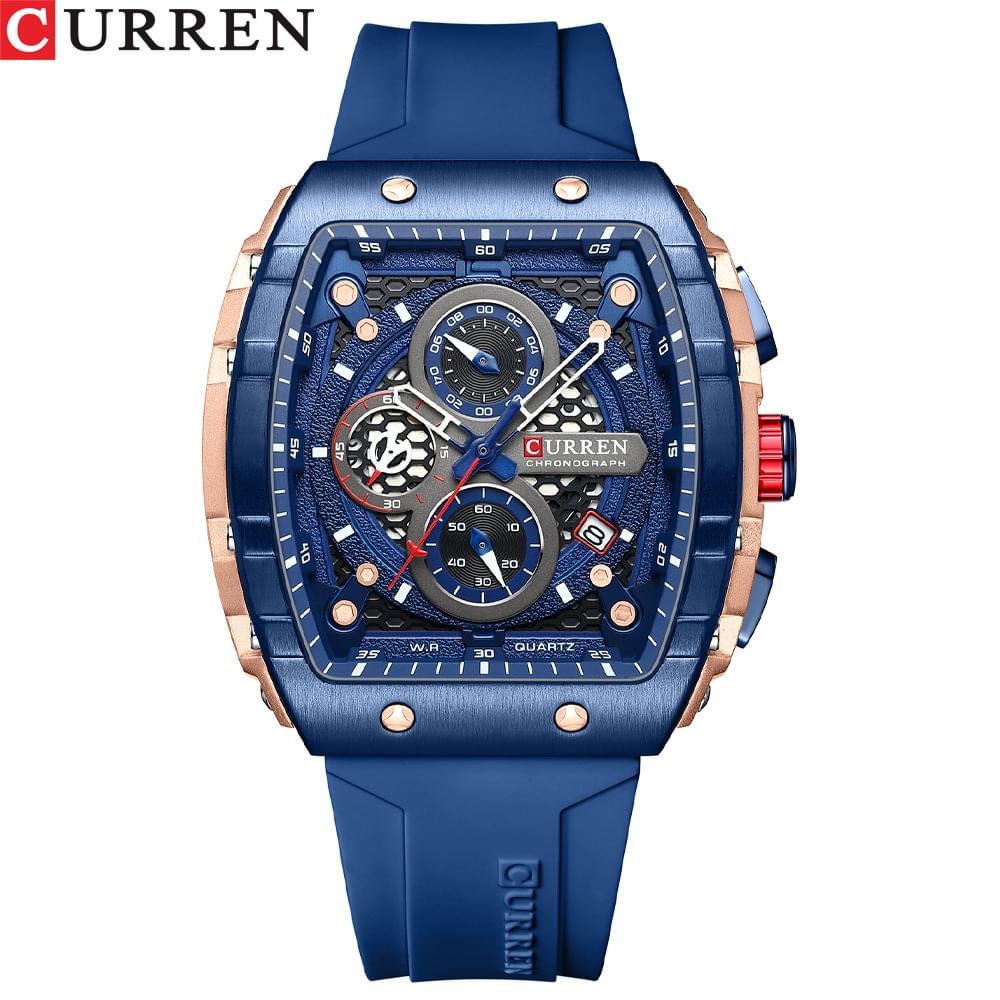 CURREN 8442 Reloj de Cuarzo Multifuncional para Hombre