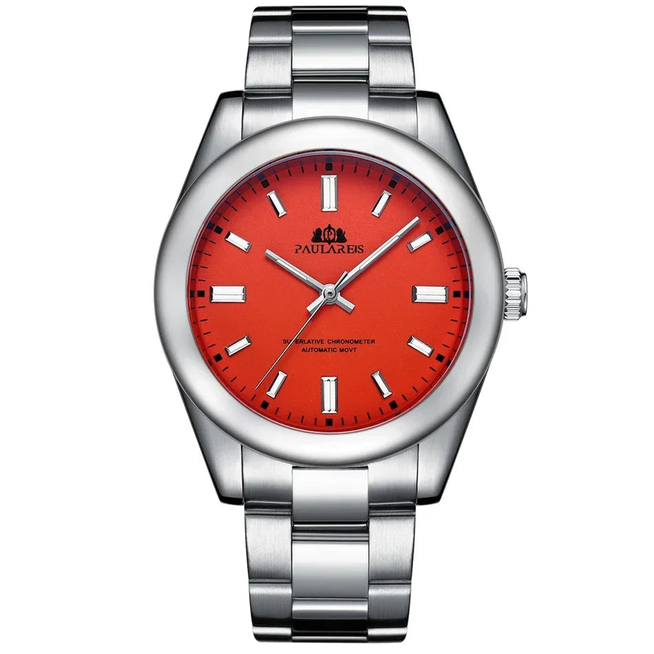Reloj Mecánico Automático Arcoíris para Hombre – Estilo y Distinción en Tu Muñeca