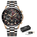 Reloj LIGE Business Multifuncional para Hombre