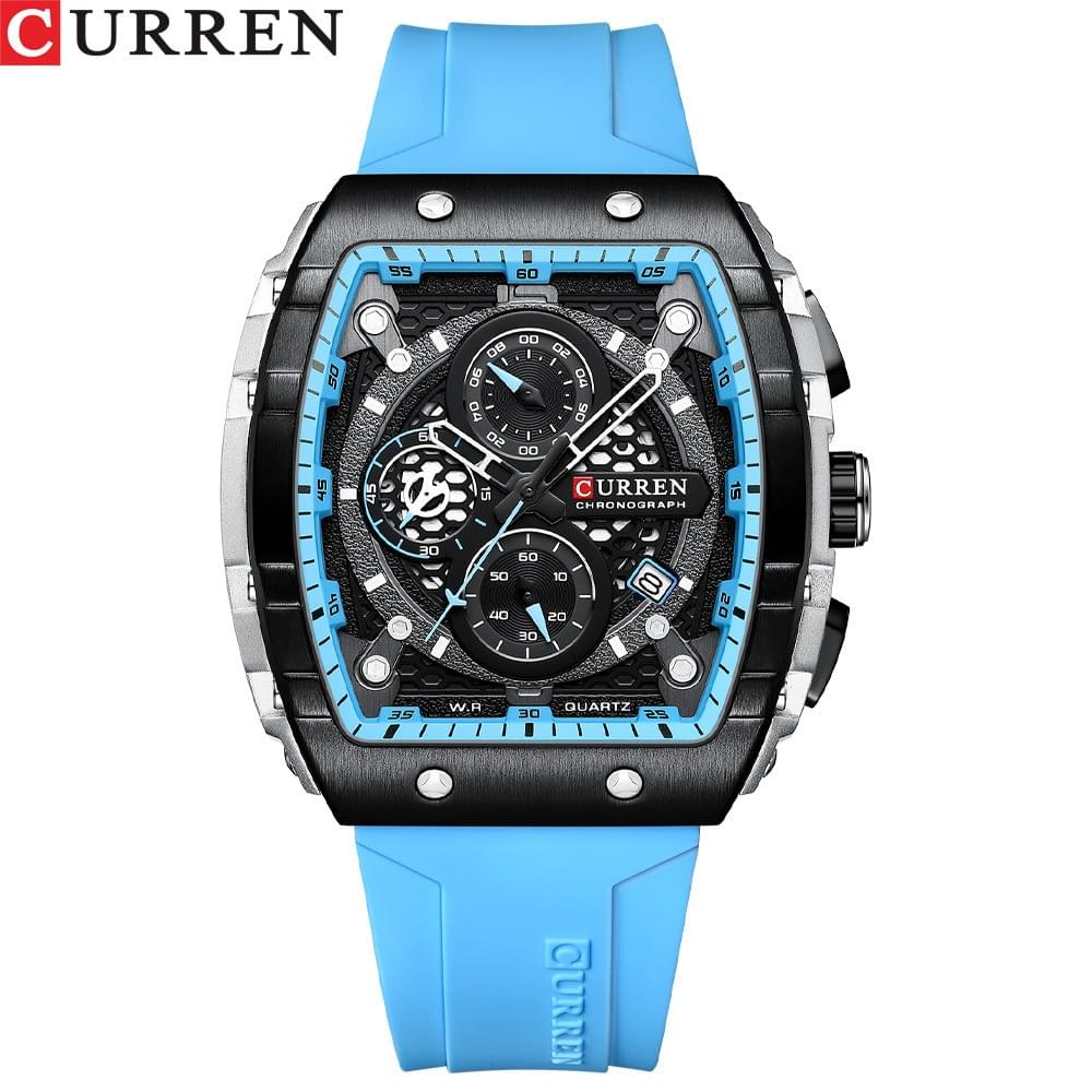 CURREN 8442 Reloj de Cuarzo Multifuncional para Hombre