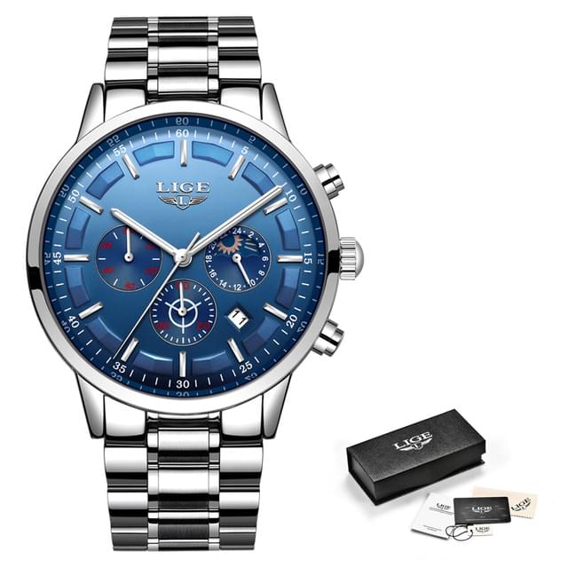 Reloj LIGE Deportivo de Lujo para Hombre - Elegancia y Funcionalidad en Cada Pulso