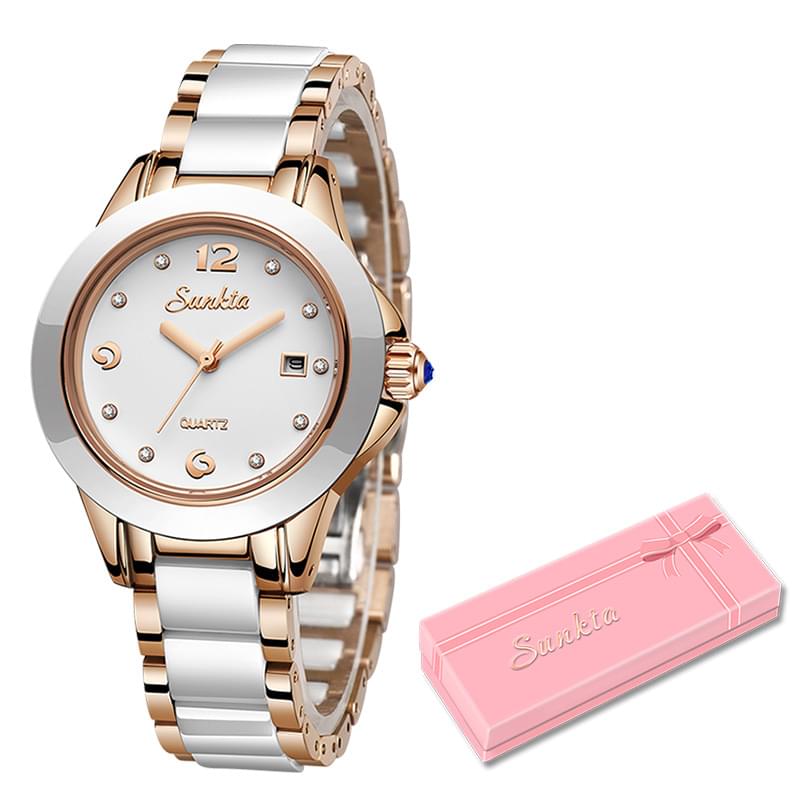 Reloj de Cuarzo Oro Rosa para Mujer: Estilo y Versatilidad en Cada Movimiento