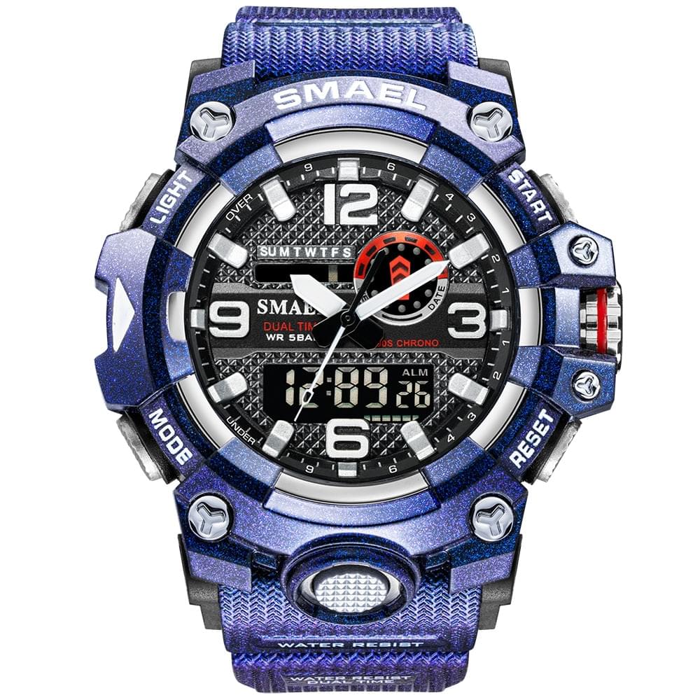 SMAEL 8035: Reloj Deportivo Resistente al Agua para Hombre - Compañero Ideal en tus Aventuras
