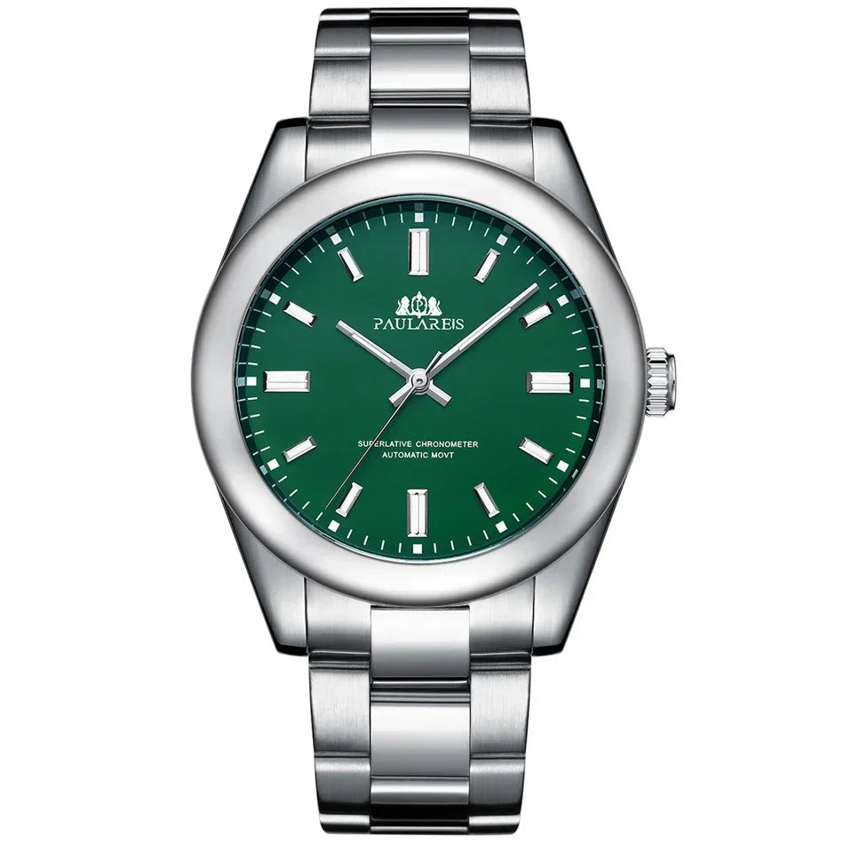 Reloj Mecánico Automático Arcoíris para Hombre – Estilo y Distinción en Tu Muñeca
