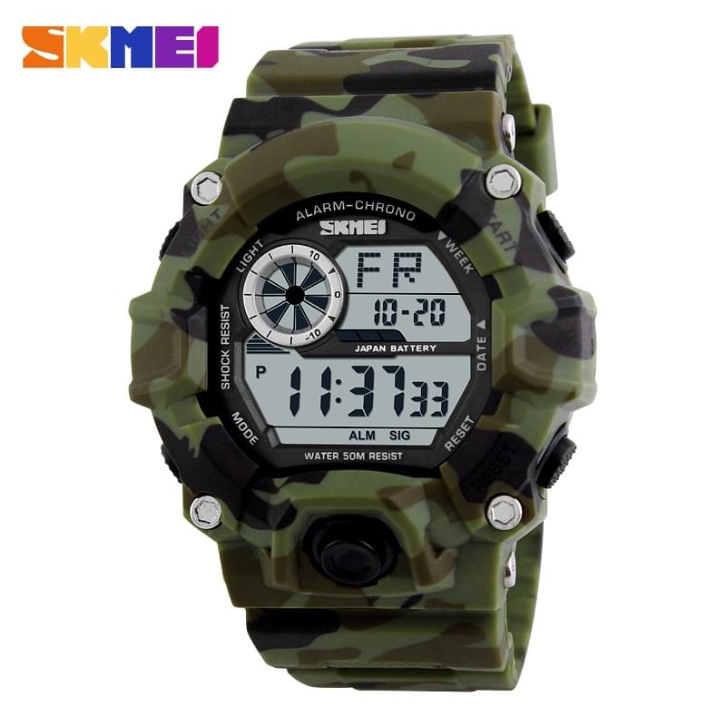 Reloj Digital Militar SKMEI 1019 – Resistencia y Estilo para el Hombre Activo