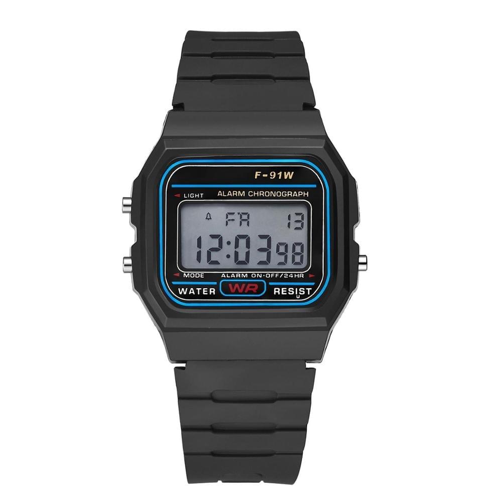 Reloj Digital Retro Unisex – Acero Inoxidable con Estilo Vintage