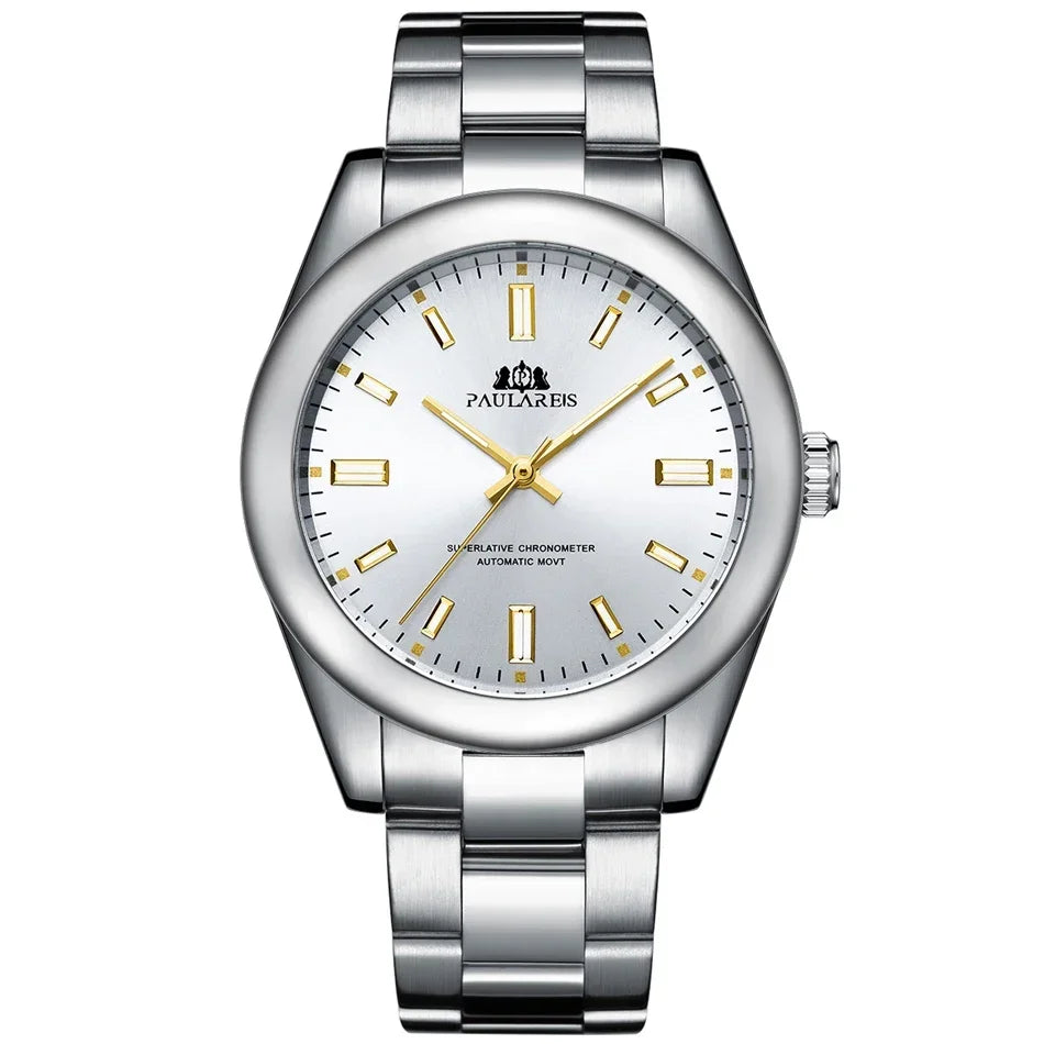 Reloj Mecánico Automático Arcoíris para Hombre – Estilo y Distinción en Tu Muñeca