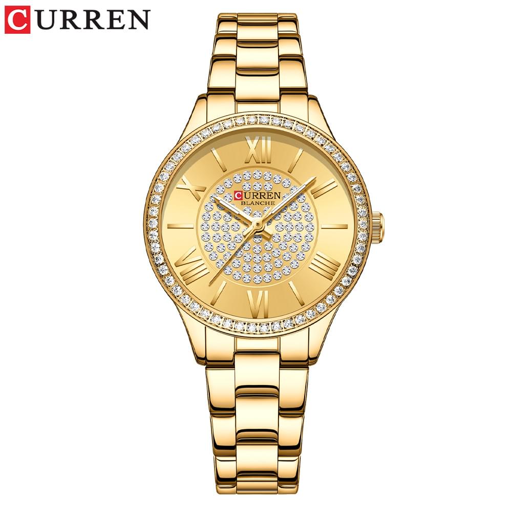 Reloj de Cuarzo Casual para Mujer con Correa de Acero