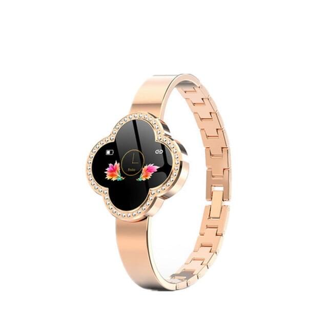 S6 Pulsera Inteligente para Mujer - Monitoreo de Ritmo Cardíaco y Presión Arterial, Resistente al Agua IP67