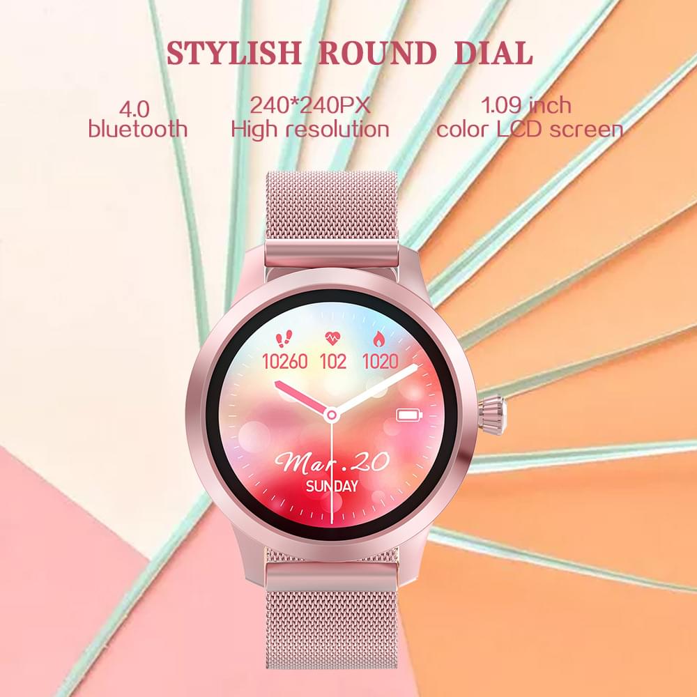 H16 Pulsera Inteligente para Mujer con Monitor de Sueño