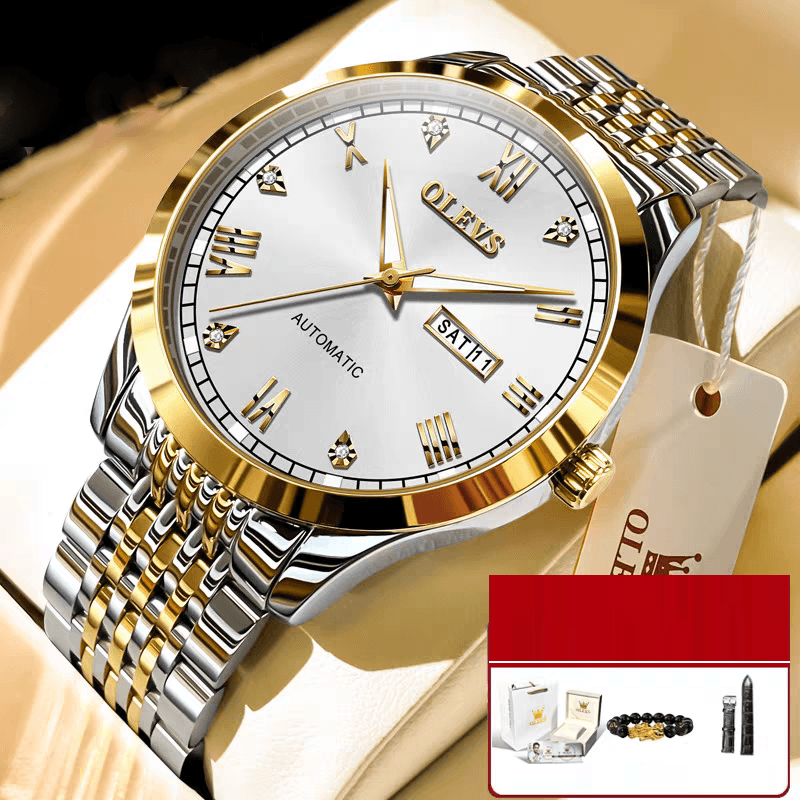 Reloj Mecánico Automático para Hombre: Elegancia y Precisión Con Luz Nocturna