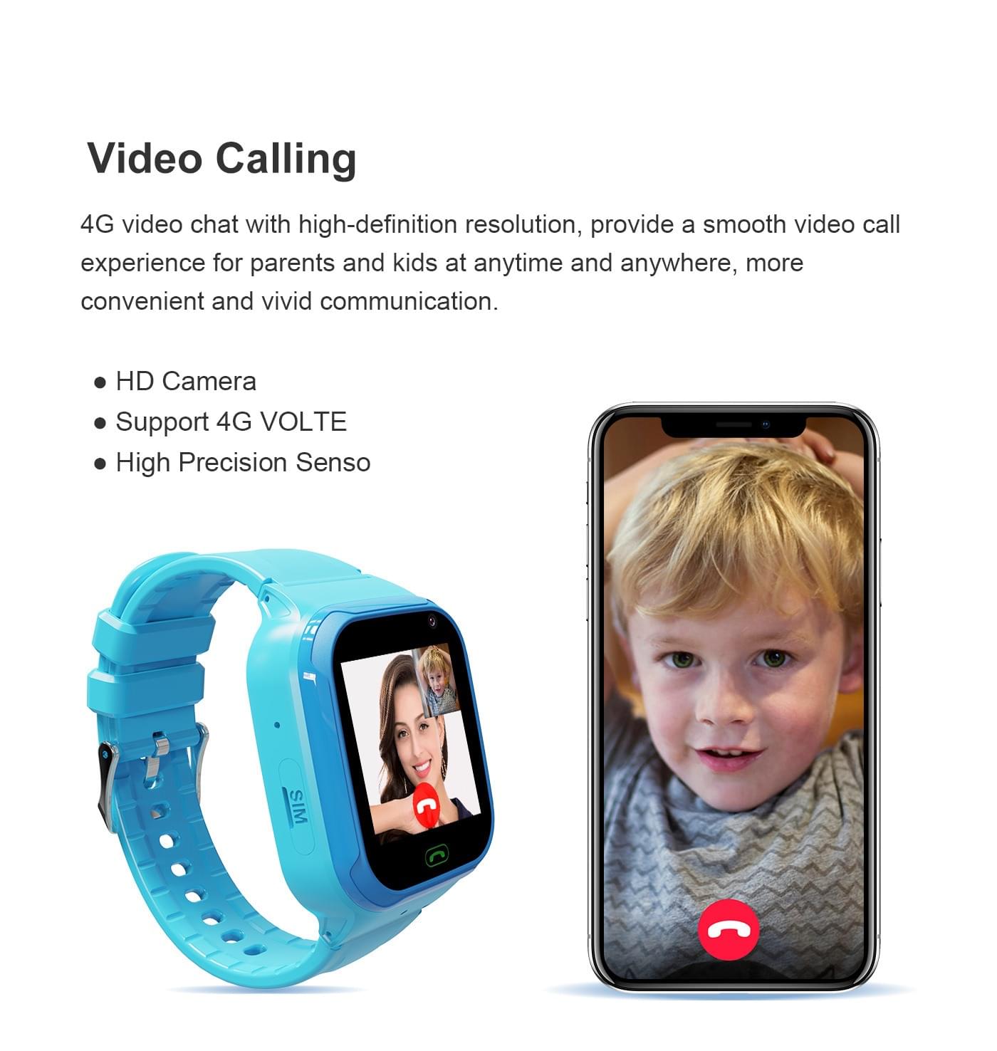 LT36 Reloj Inteligente Infantil 4G con Videollamada y SOS