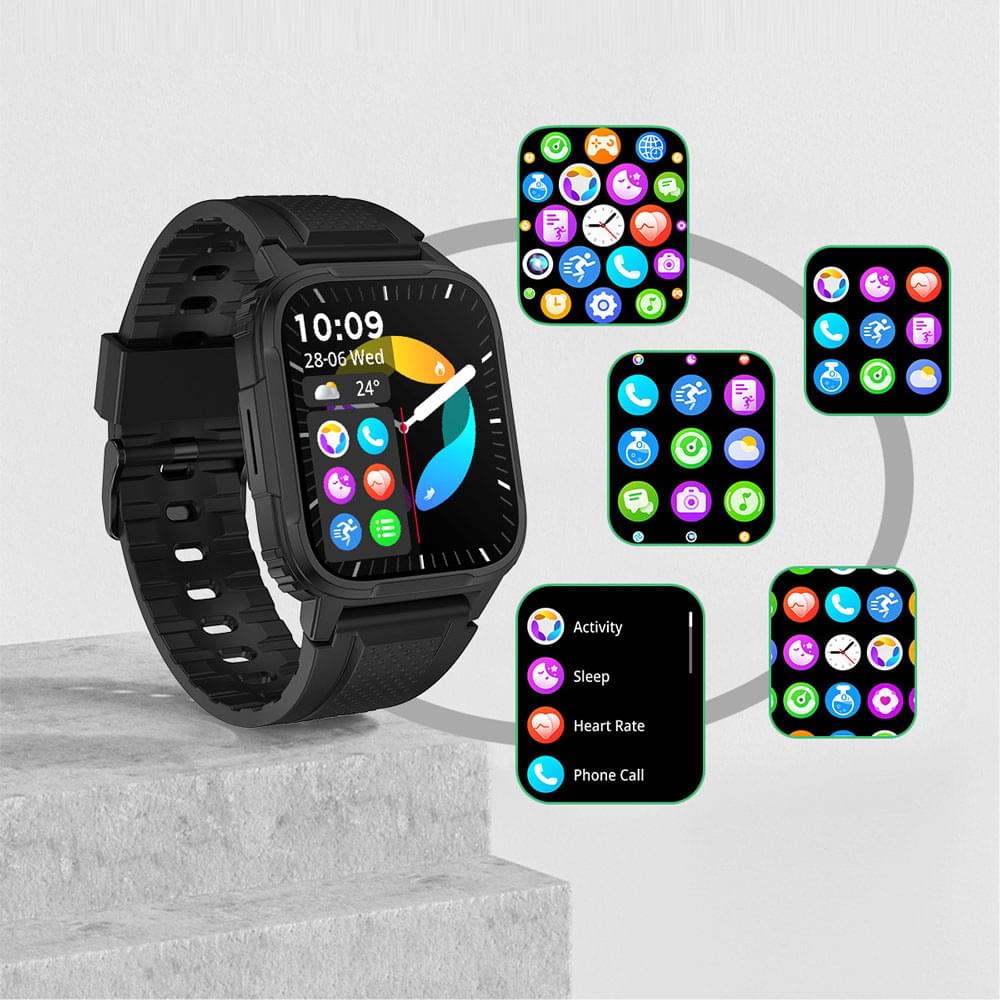 Smartwatch Outdoor Resistente al Agua 3 Metros con Llamadas Bluetooth