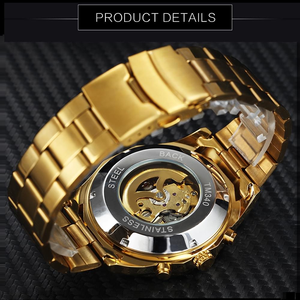 Reloj Mecánico Automático para Hombre T-WINNER: Elegancia y Estilo Vintage