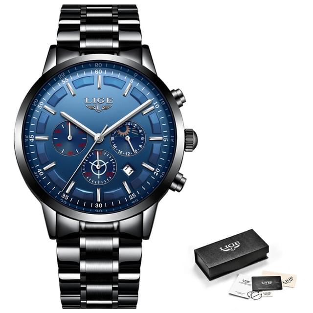Reloj LIGE Deportivo de Lujo para Hombre - Elegancia y Funcionalidad en Cada Pulso
