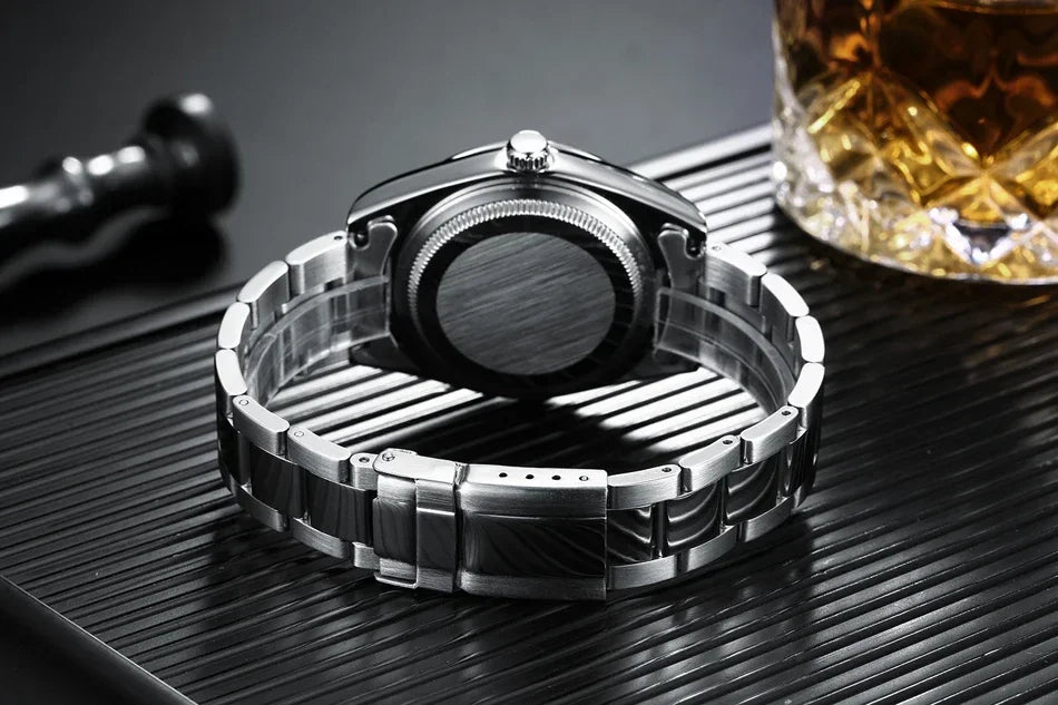 Reloj Mecánico Automático Arcoíris para Hombre – Estilo y Distinción en Tu Muñeca