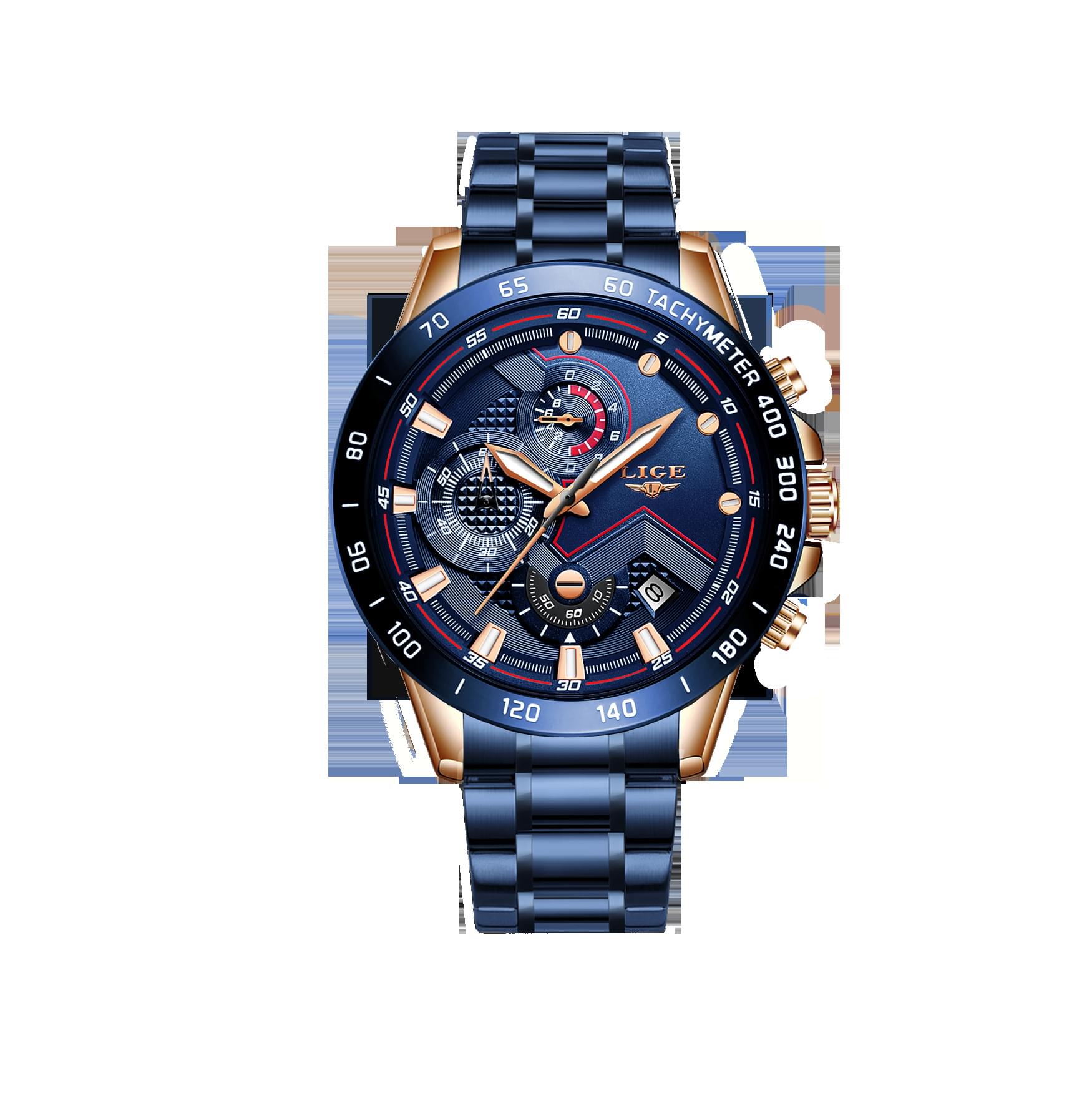 Reloj LIGE Business Multifuncional para Hombre