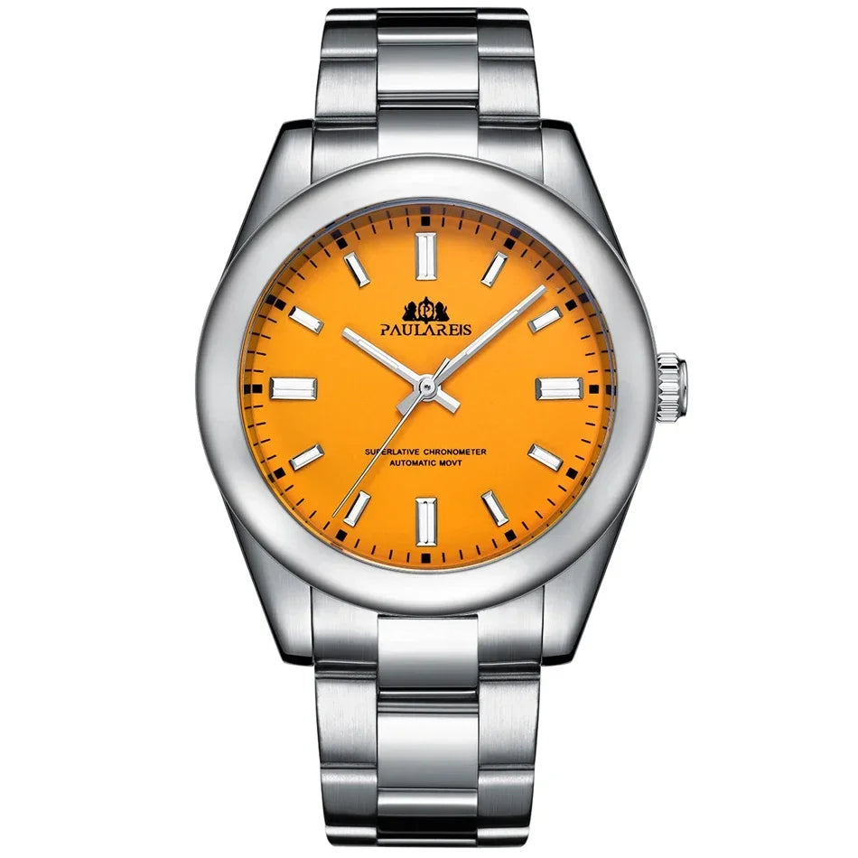 Reloj Mecánico Automático Arcoíris para Hombre – Estilo y Distinción en Tu Muñeca