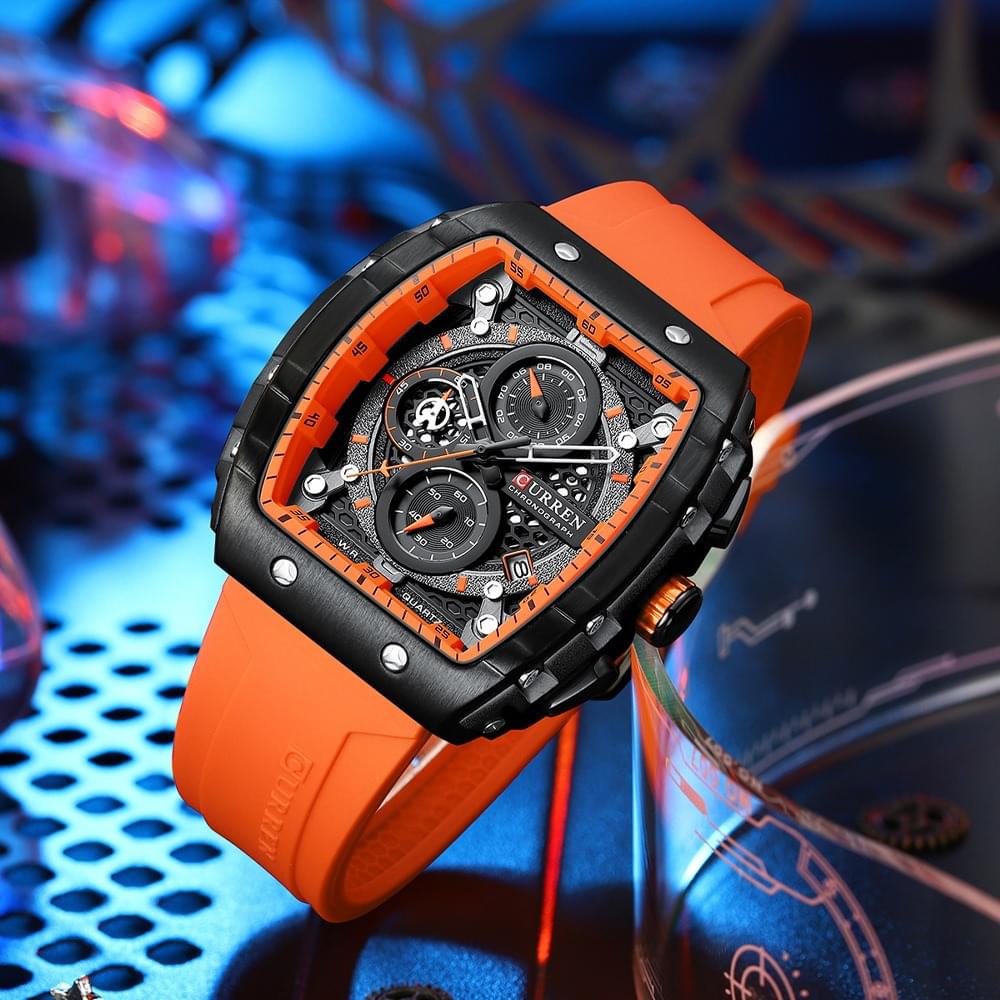 CURREN 8442 Reloj de Cuarzo Multifuncional para Hombre