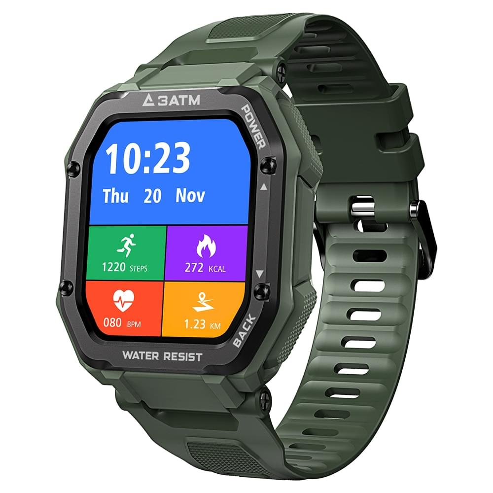 ROCK Smartwatch Resistente para Hombre con Monitor de Presión Arterial