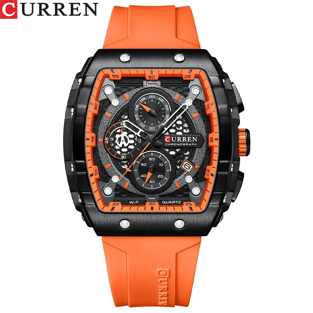 CURREN 8442 Reloj de Cuarzo Multifuncional para Hombre