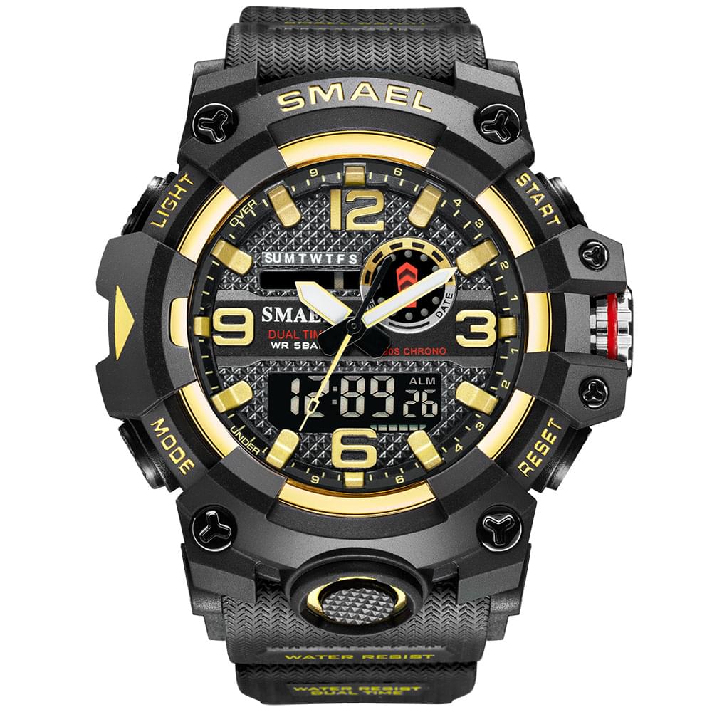 SMAEL 8035 Reloj Deportivo Digital para Hombre, Resistente al Agua 50M