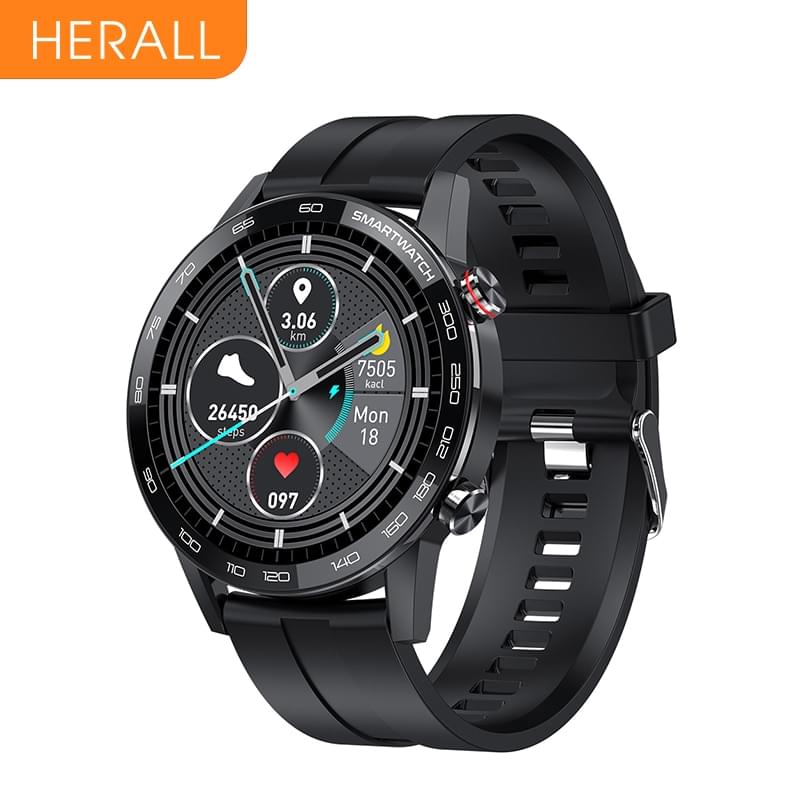 HERALL Smartwatch con Monitor Cardíaco (ECG) y Monitor de Presión Arterial IP68