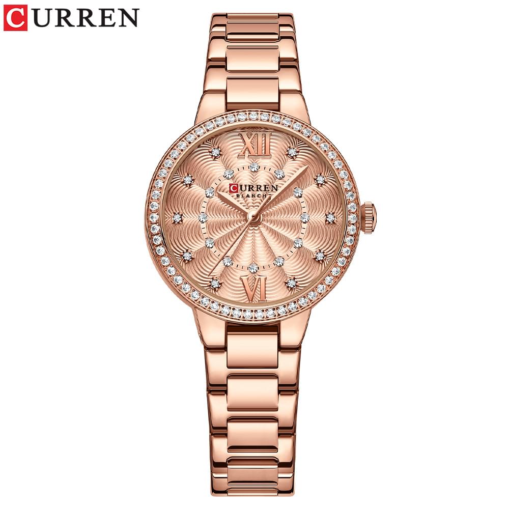 Reloj Casual de Moda para Mujer con Correa de Acero