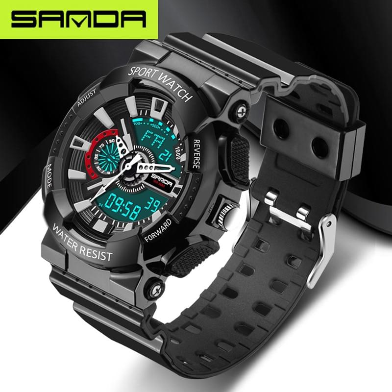Reloj Digital Militar Deportivo SANDA: ¡Tu Compañero Ideal para Aventuras!